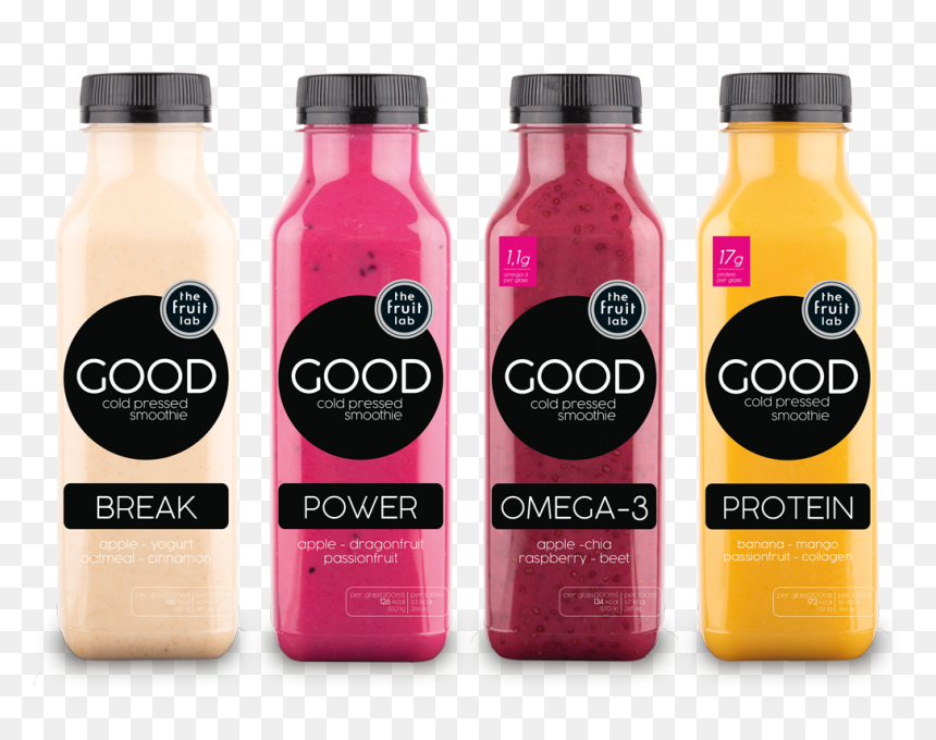 Good Smoothies By The Fruit Lab - Plastic Bottle, HD Png Download - smoothie png