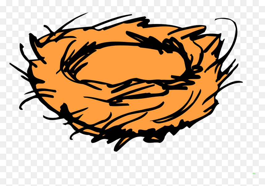 Birds Nest Clipart, HD Png Download - nest png