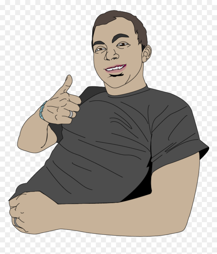 Eduardo Trent, Positive Guy Clip Arts - Easy Going Png, Transparent Png - guy png