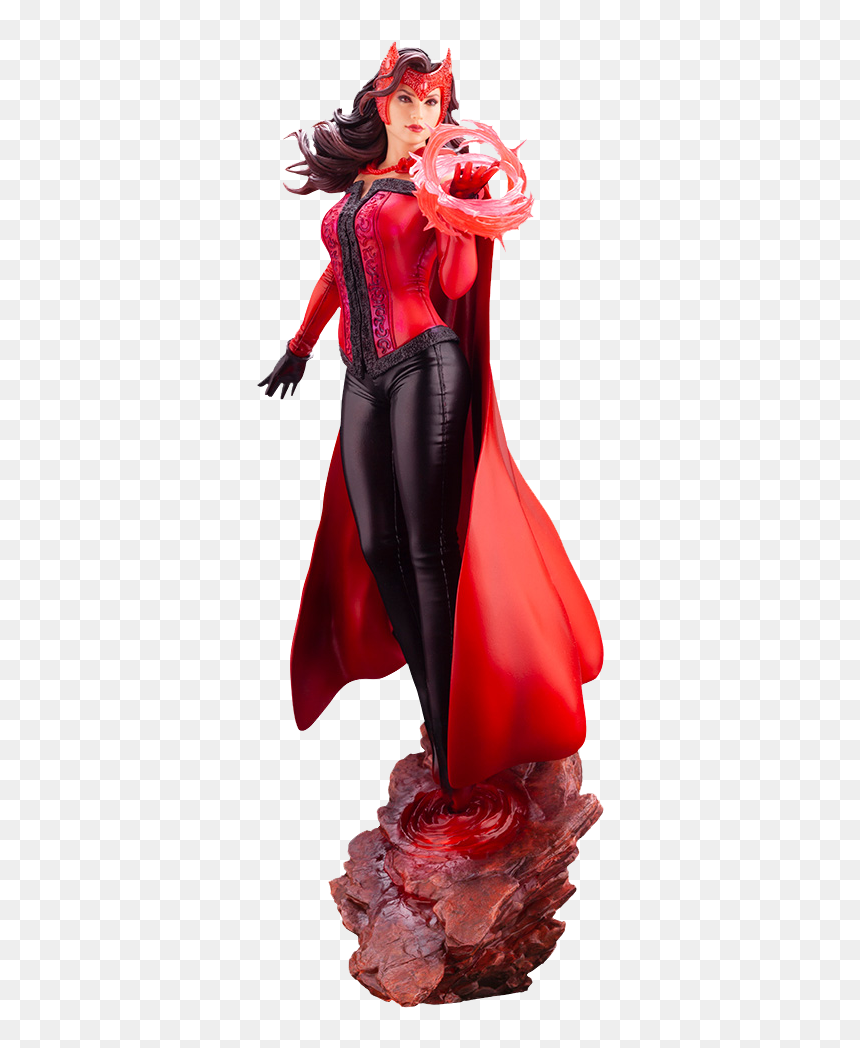 Scarlet Witch Statue Kotobukiya, HD Png Download - scarlet witch png