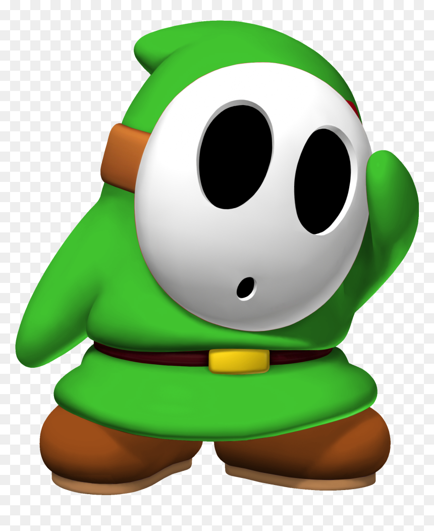 Shy Guy Mario Clipart , Png Download - Mario Kart Green Shy Guy, Transparent Png - guy png