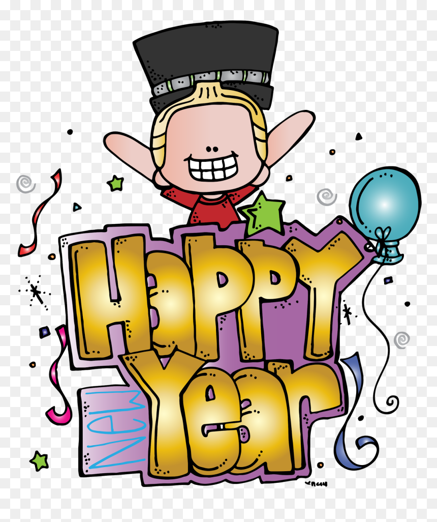 Happy New Year Melonheadz Clipart, HD Png Download - new years png