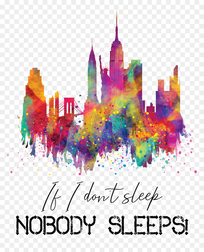 Sublimation Products, HD Png Download - nyc skyline png