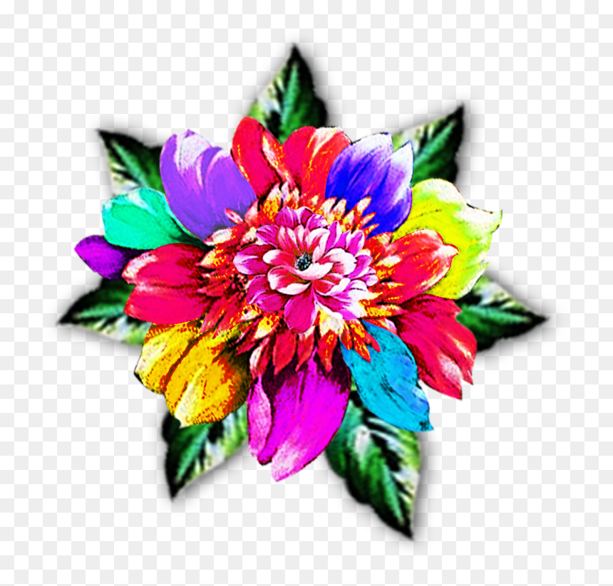 Art Rose Flower, Vector,flower,vector Art,flower Vector,vector - Artificial Flower, HD Png Download - flower vector png