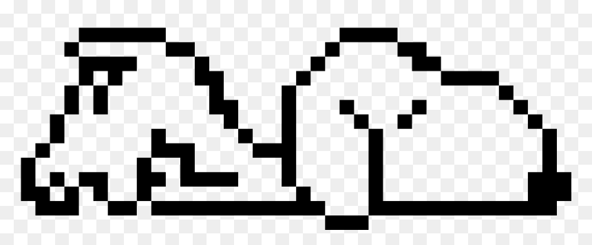 Rainbow Cloud Pixel Art, HD Png Download - snoopy png