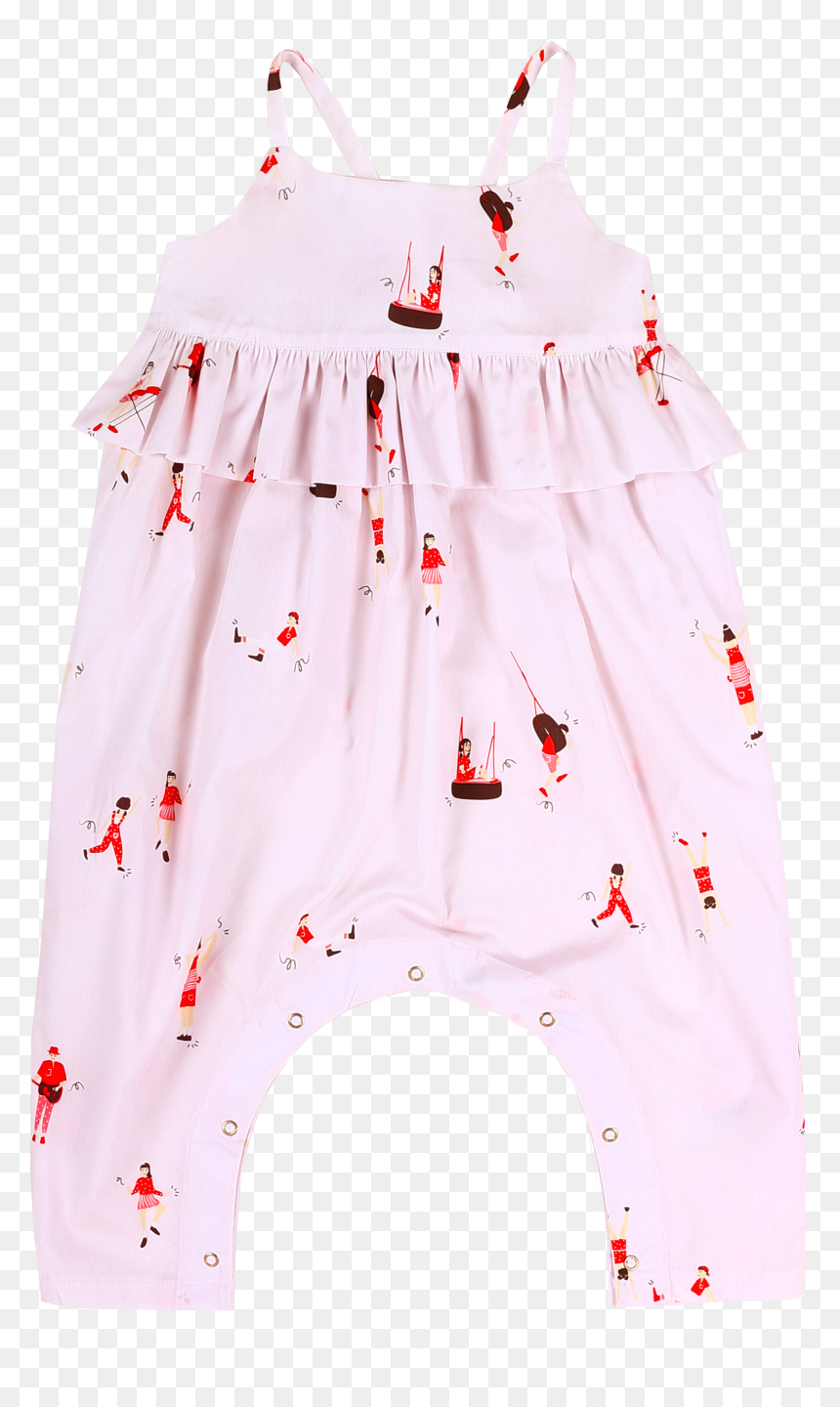 Let"s Dance Pink Ruffled Jumpsuit - Pattern, HD Png Download - hanger png