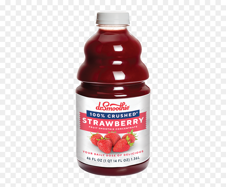 Drs 100 Crushed 64oz Strawberry 600 X 645 1 - Dr. Smoothie, HD Png Download - smoothie png