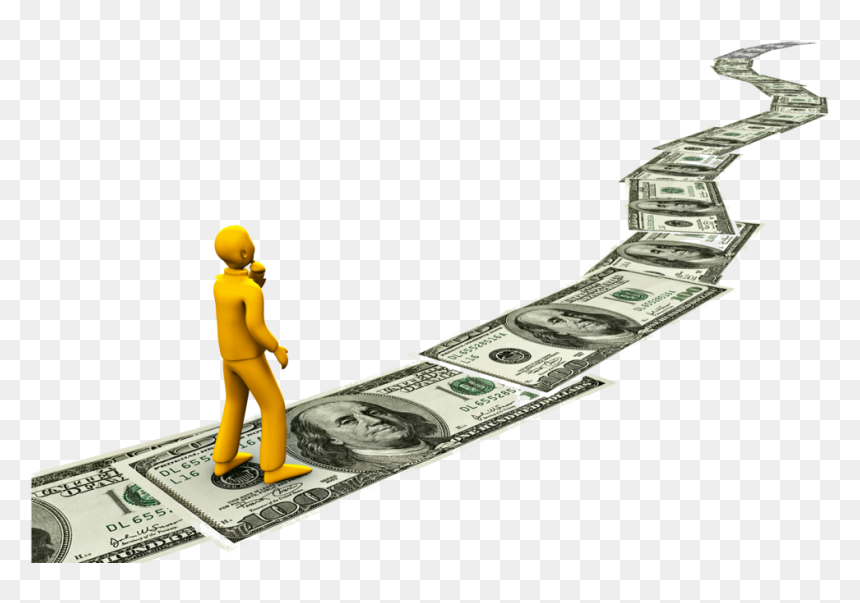 Fundraising Clipart Money - Following The Money, HD Png Download - stacks of money png