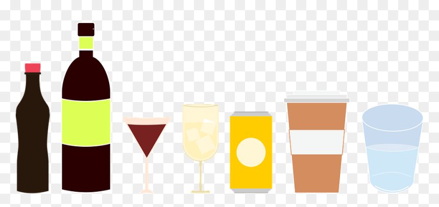 Wine Bottle Clipart 19, Buy Clip Art - Beverage Graphics, HD Png Download - drinks png