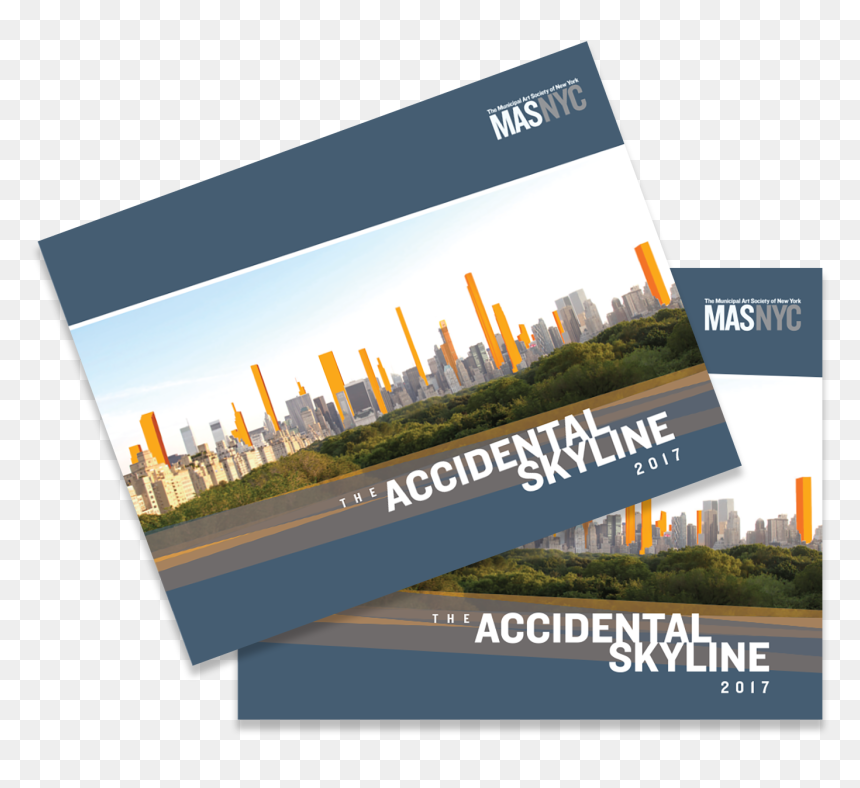 2017 Accidental Skyline Report - Graphic Design, HD Png Download - nyc skyline png