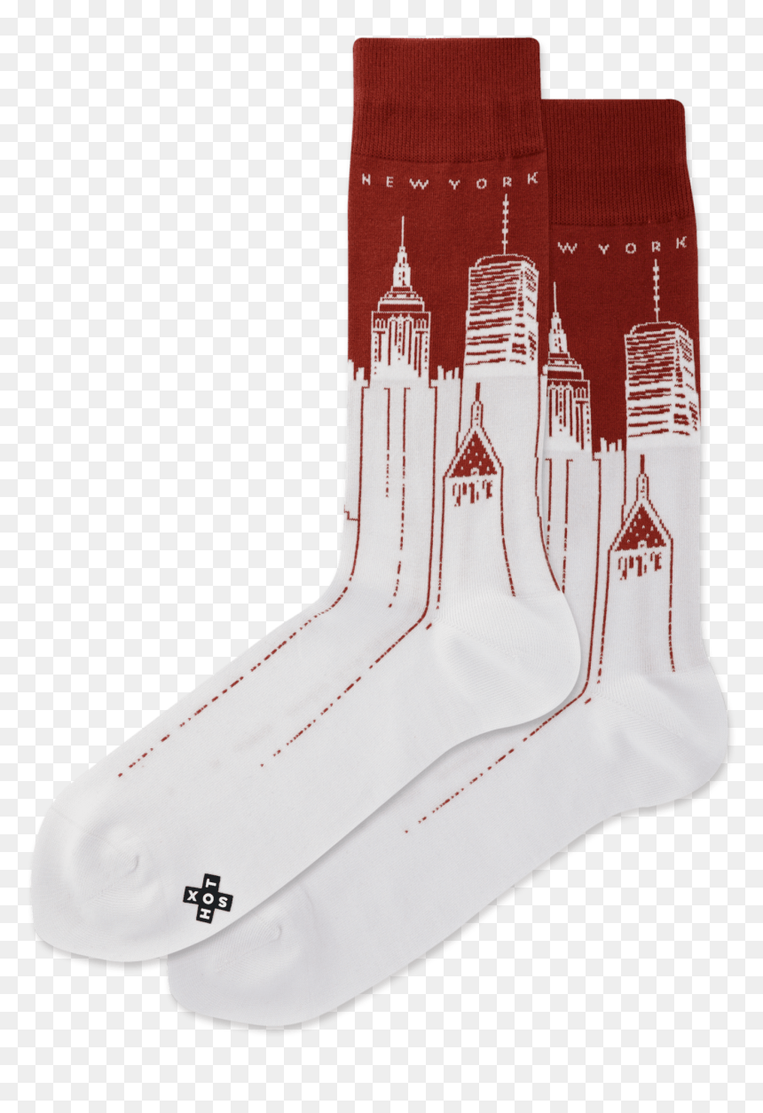 Sock, HD Png Download - nyc skyline png