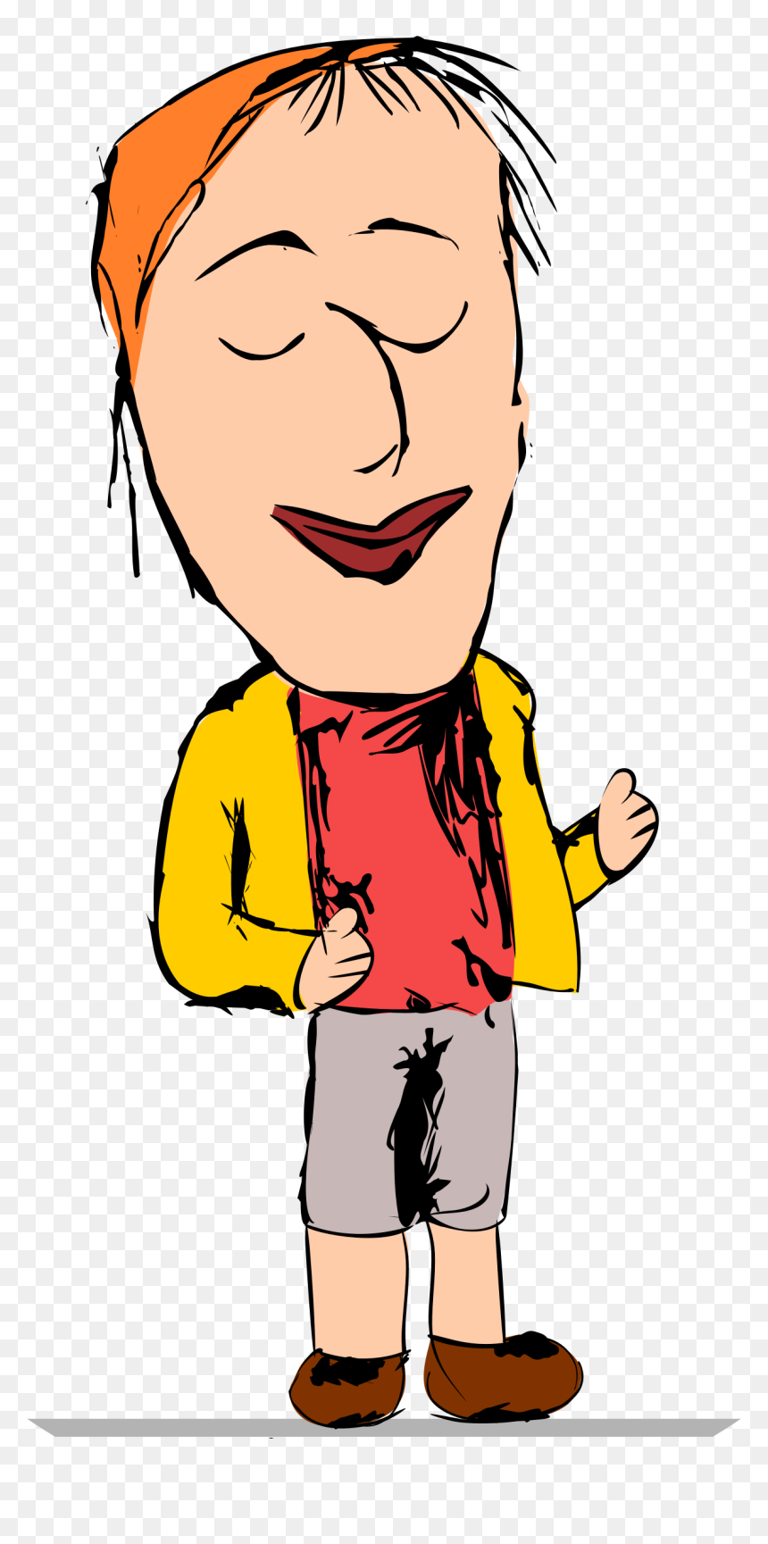 This Free Icons Png Design Of Satisfied Boy - Satisfied Clipart, Transparent Png - boy png