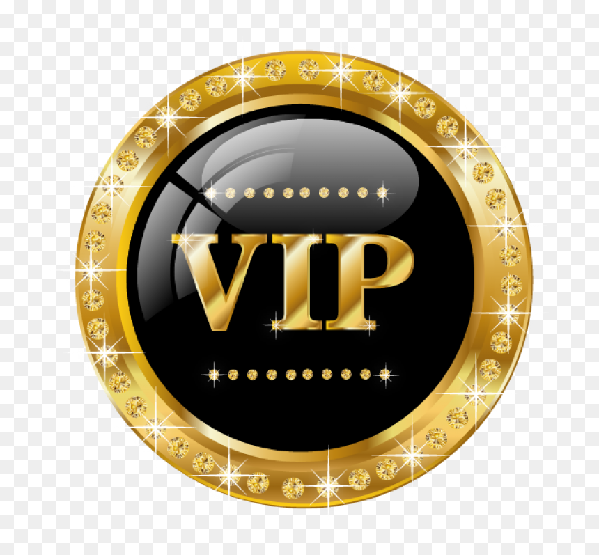 Transparent Krabby Patty Png - Gold Vip Logo Png, Png Download - vip png