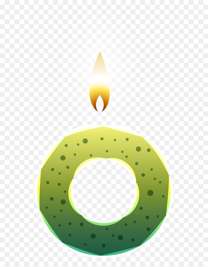 Circle, HD Png Download - birthday candles png