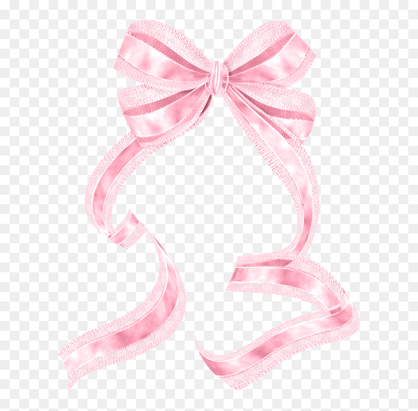 Pink Clip Art - Sock, HD Png Download - pink bow png