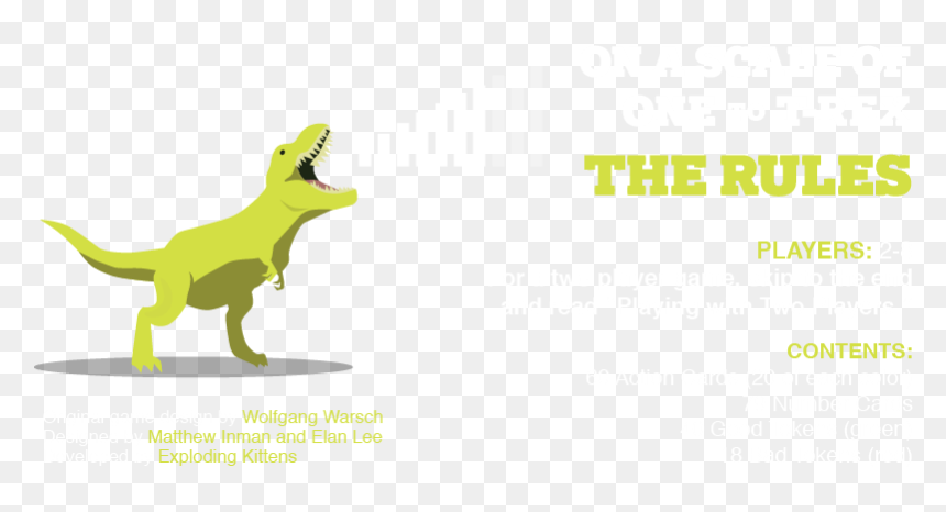 How To Play Header - Scale Of One To T Rex, HD Png Download - t rex png
