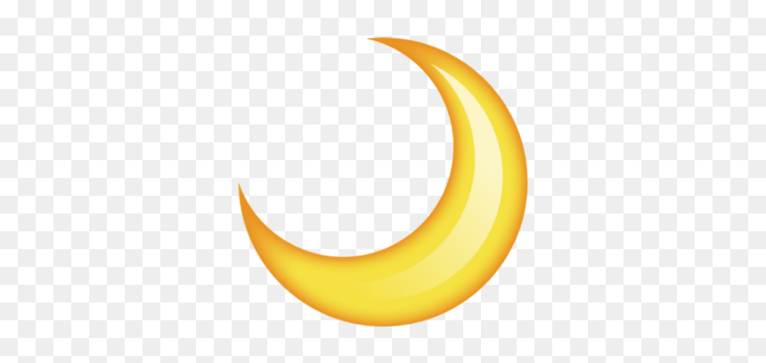 Moon Emoji Png, Picture - Crescent, Transparent Png - moon emoji png