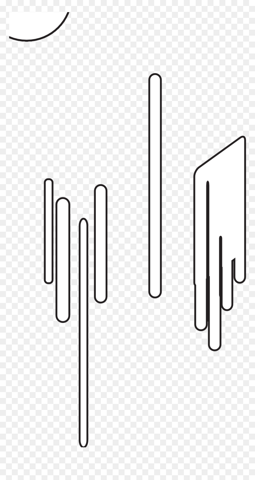 Cool White Png - Plot, Transparent Png - white lines png