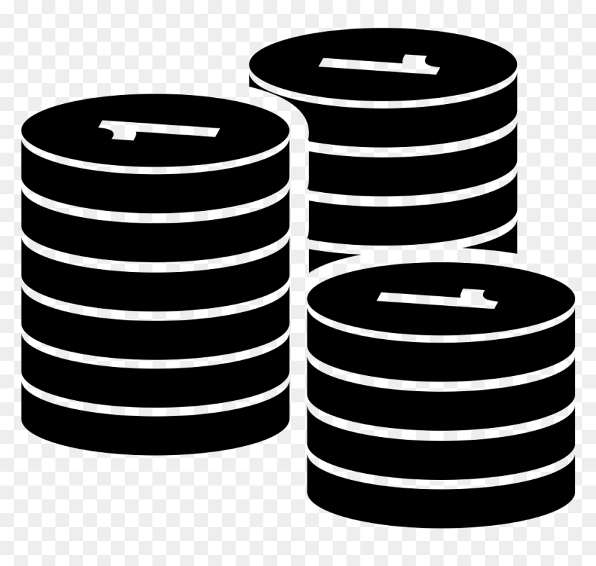 Stack Of Coins Icon, HD Png Download - stacks of money png