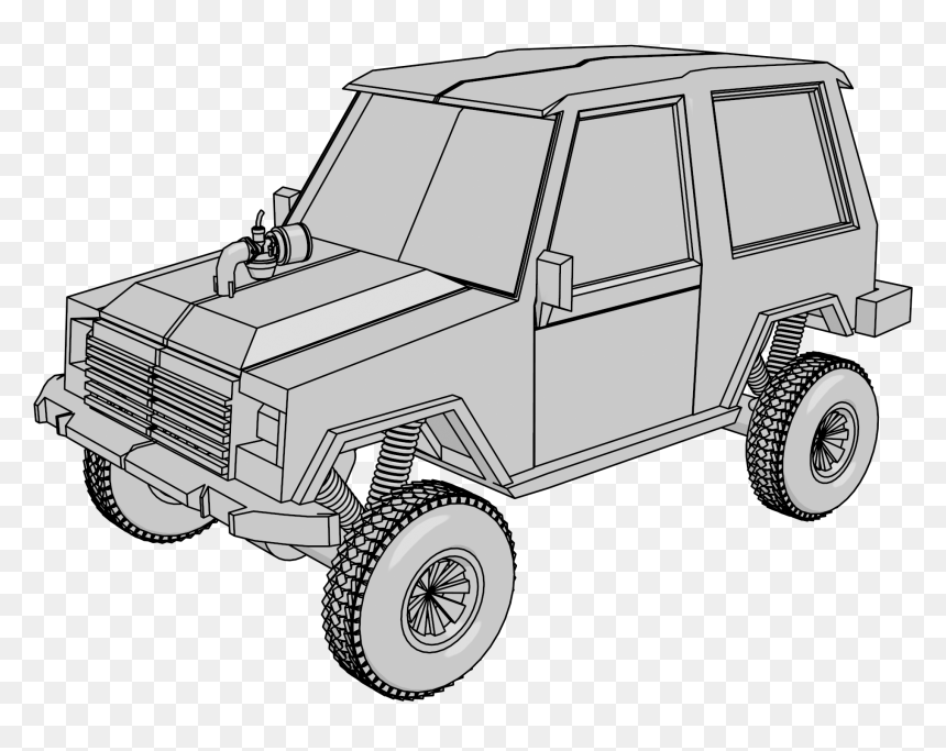 Jeep Offroad Clipart Png - Off-road Vehicle, Transparent Png - jeep png