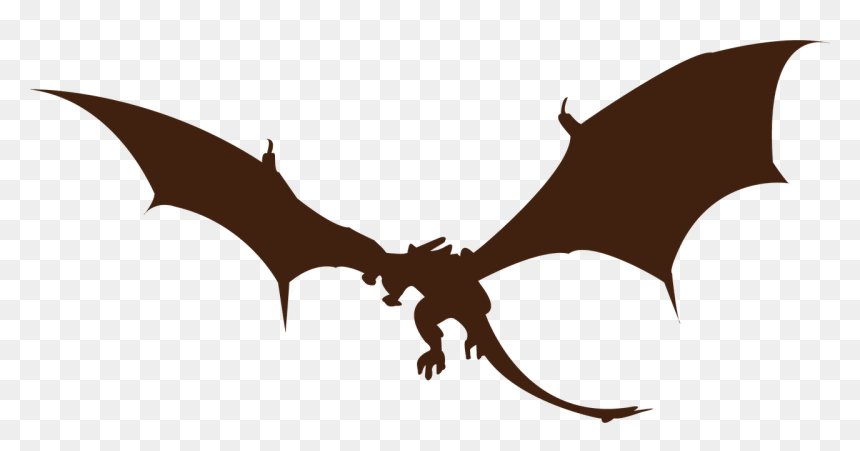 Dragon Silhouette Png Transparent, Png Download - dragon silhouette png