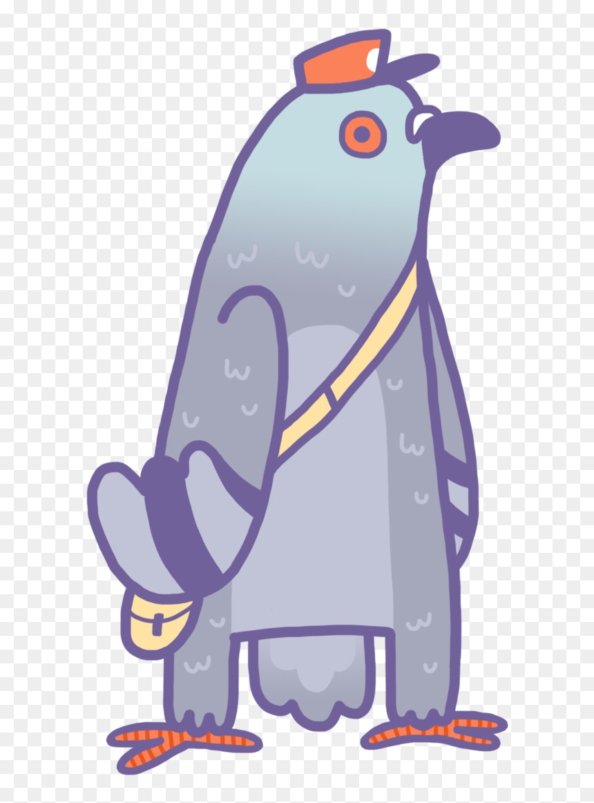 Pigeon - Cartoon, HD Png Download - pigeon png