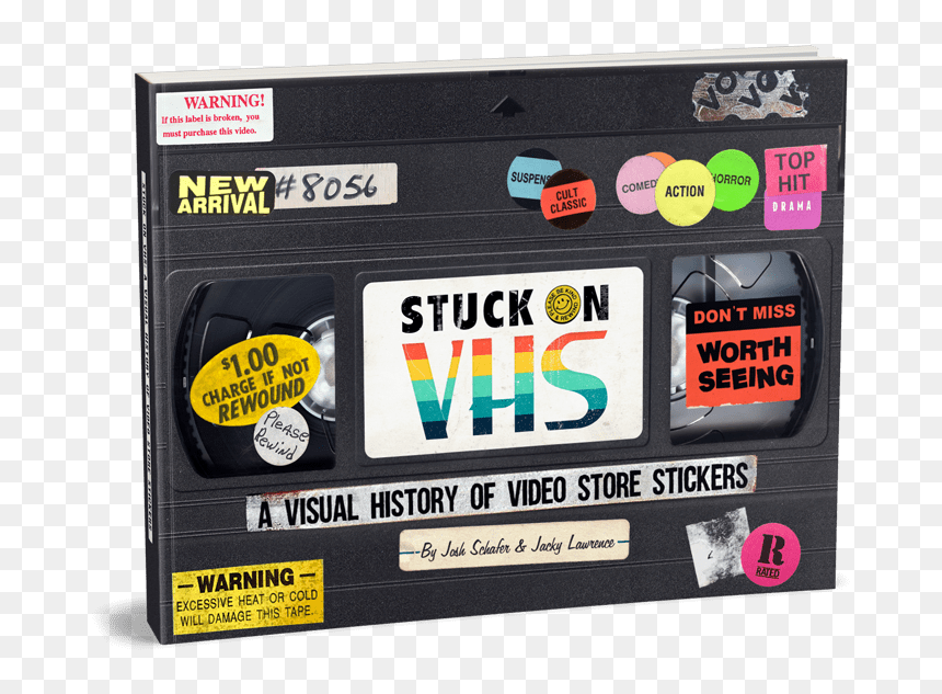 Stuck On Vhs Book, HD Png Download - vhs png