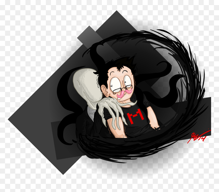 Markiplier And Slender Man - Markiplier Fan Art Slender, HD Png Download - slender man png