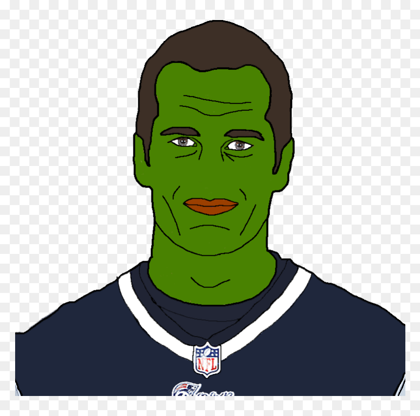 Tom Brady Pepe - American Football, HD Png Download - tom brady png