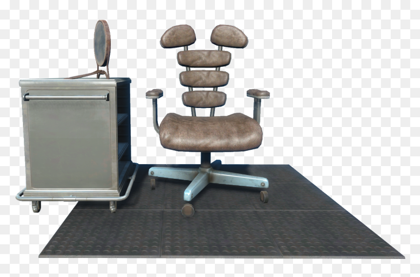 Nukapedia The Vault - Fallout 4 Desk Chair, HD Png Download - barber pole png