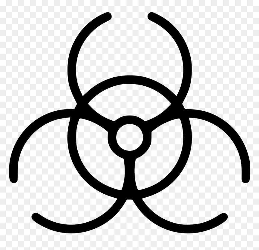 Biohazard Danger Chemical Biological Bacterial - Clip Art, HD Png Download - biohazard png