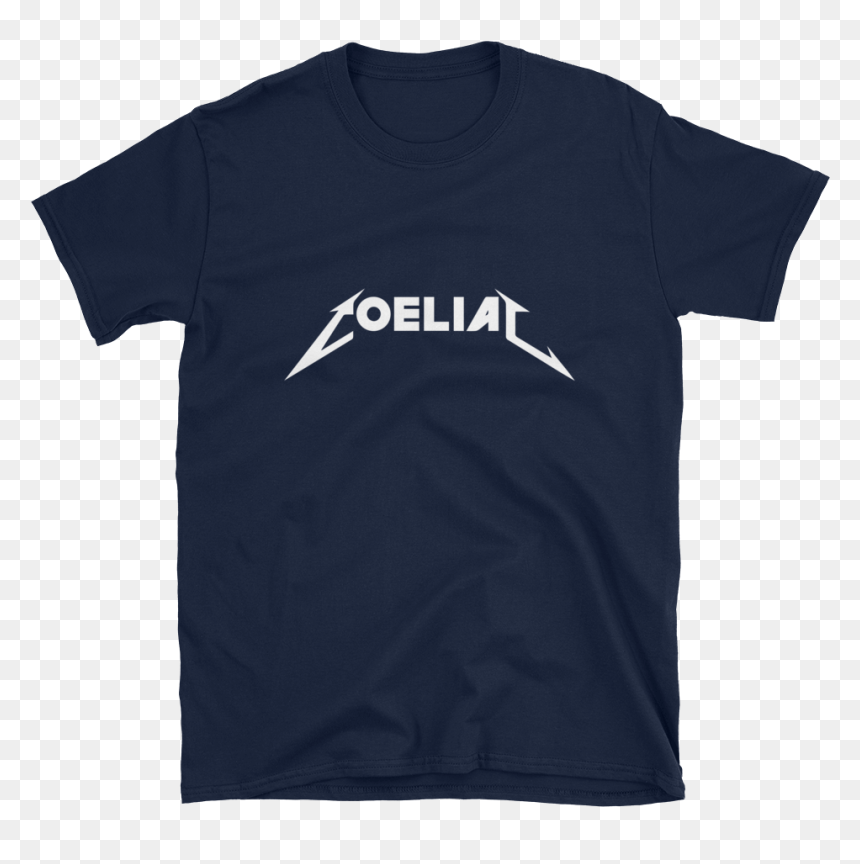 Commes Des Garcons T Shirt Blue, HD Png Download - metallica logo png