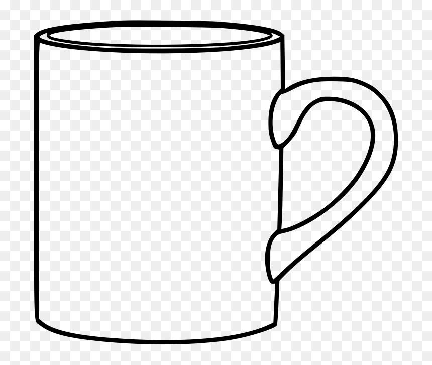 Mug - Mug Clipart Black And White, HD Png Download - mug png