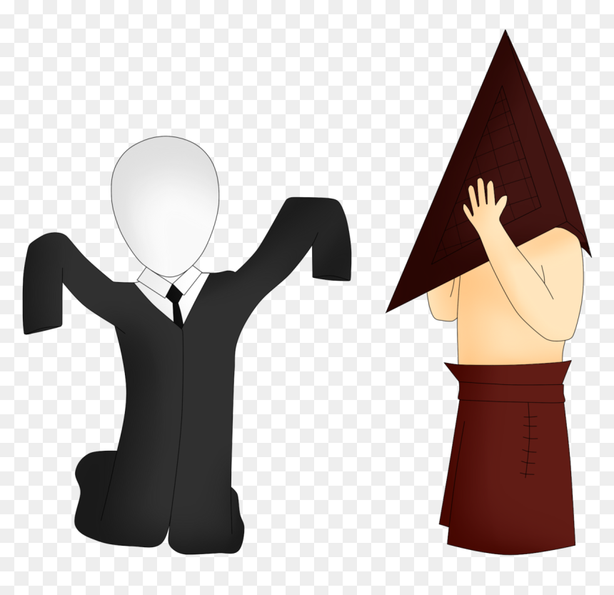 28 Collection Of Bye Bye Man Drawing, HD Png Download - slender man png