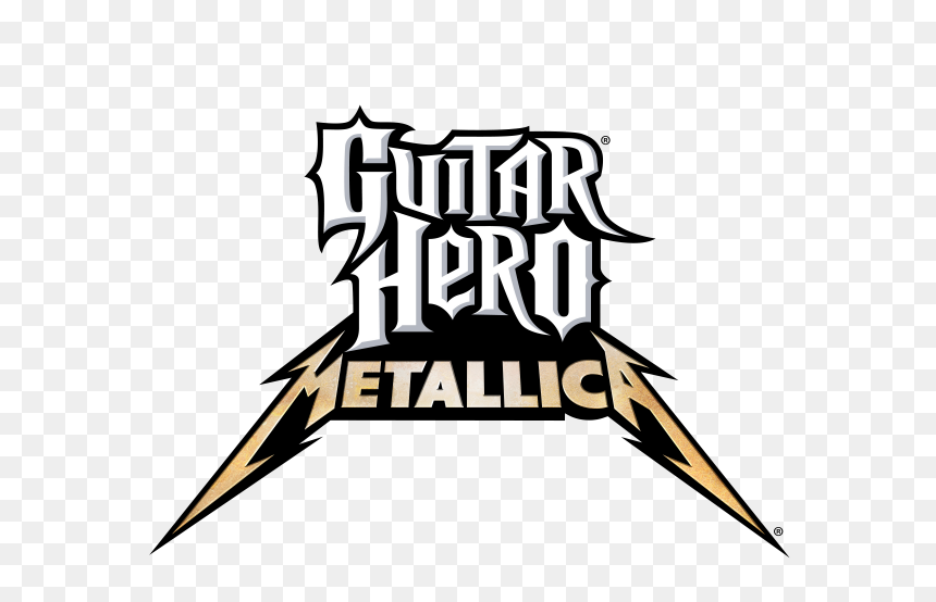 Guitar Hero, HD Png Download - metallica logo png