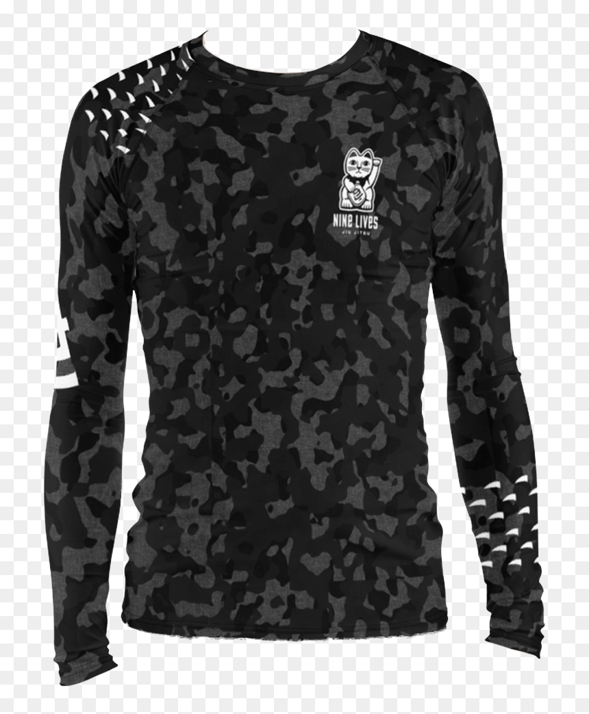 Claw Rashguard - Camo Black - Long-sleeved T-shirt, HD Png Download - claw scratch png