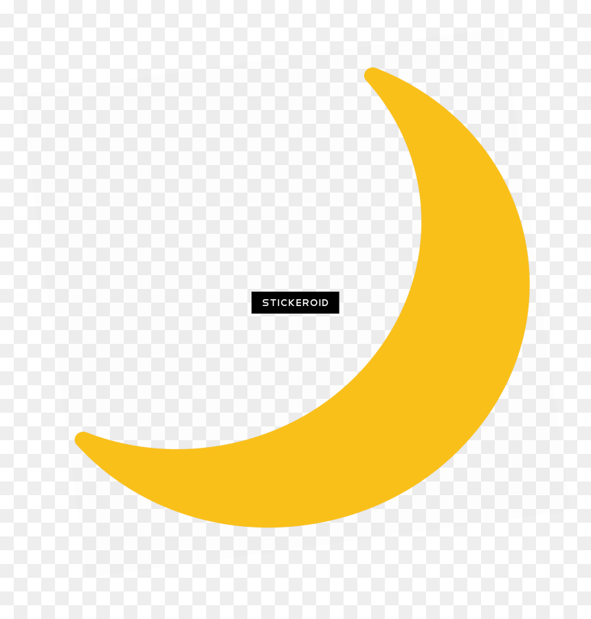 Half Moon Emoji Png , Png Download - Transparent Background Moon Icon Png, Png Download - moon emoji png