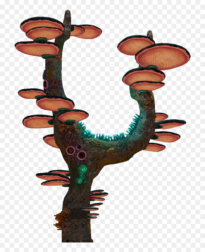 Subnautica Wiki - Subnautica Coral, HD Png Download - tree trunk png