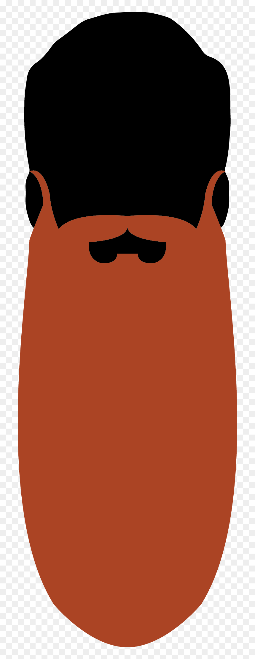 Fullbeardnatural60cm, HD Png Download - goatee png