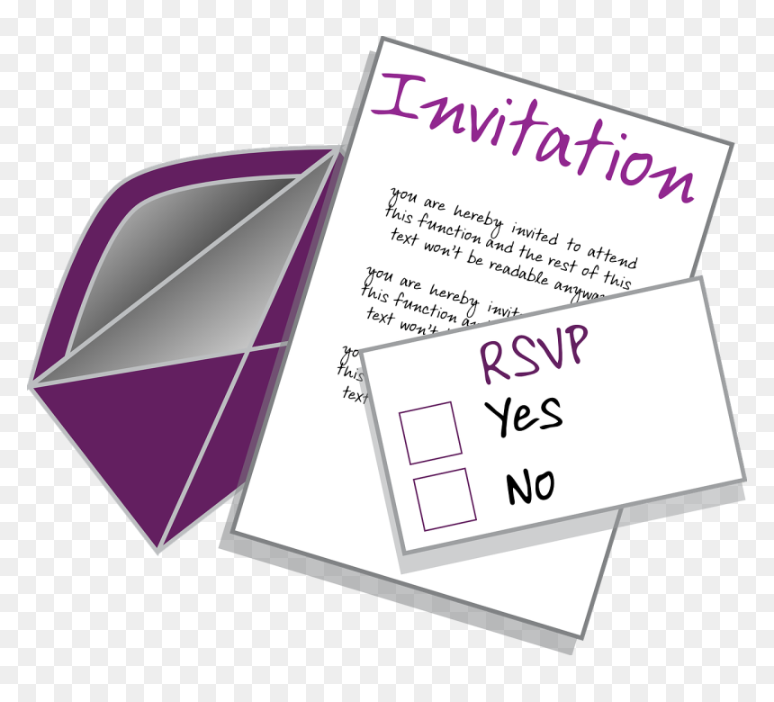 Invitation Clipart, HD Png Download - invitation card png