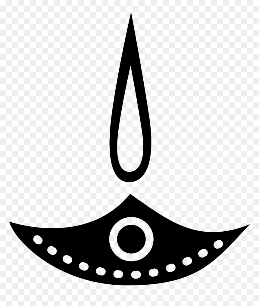 Diwali Candle Silhouette, HD Png Download - diwali rocket png