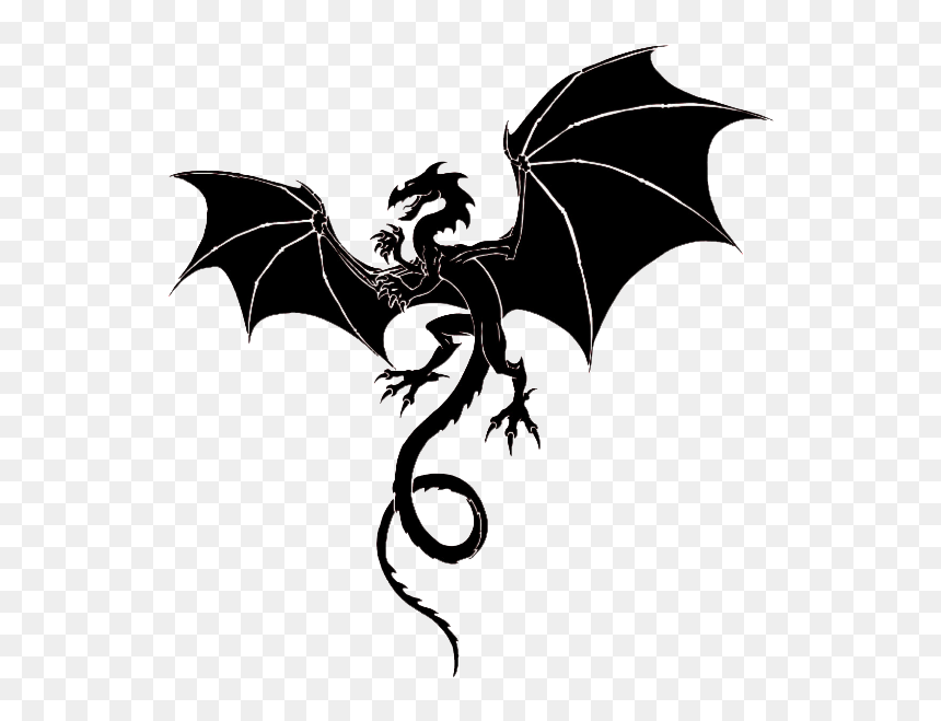 Red Dragon , Png Download - Red Dragon Silhouette, Transparent Png - dragon silhouette png