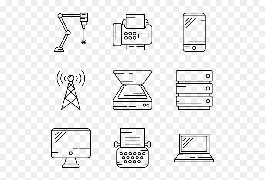 Diagram, HD Png Download - electronics icon png