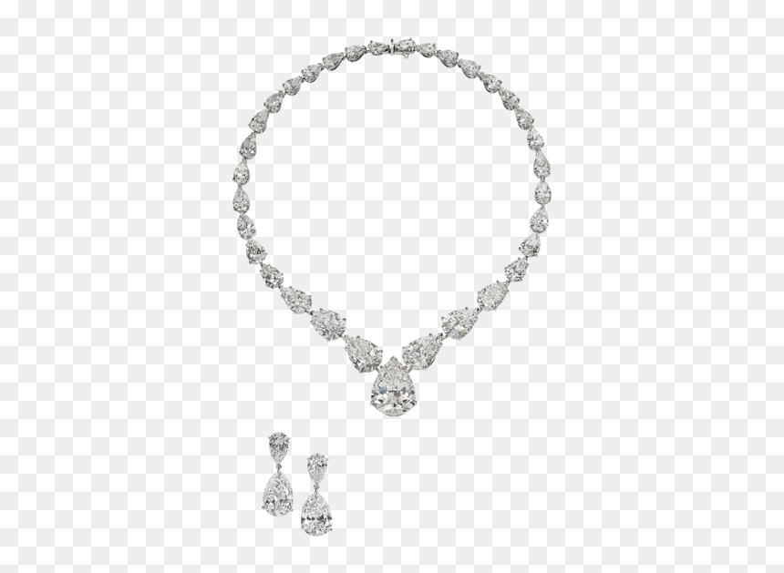 Important Dia Necklace 3022310 Earrings 3022347 Pes - Corrente De Bolinha Para Chaveiro, HD Png Download - jewellery necklace png