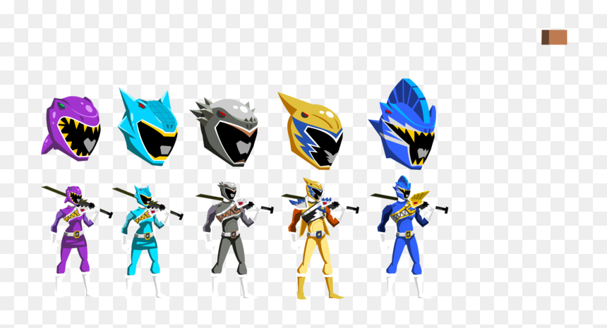 New Rangers Art V007, HD Png Download - power rangers png