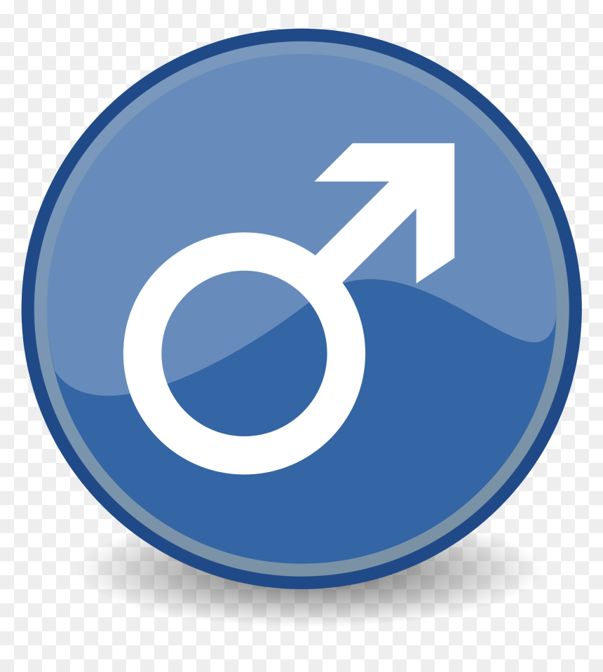 Sad Smiley, HD Png Download - male symbol png