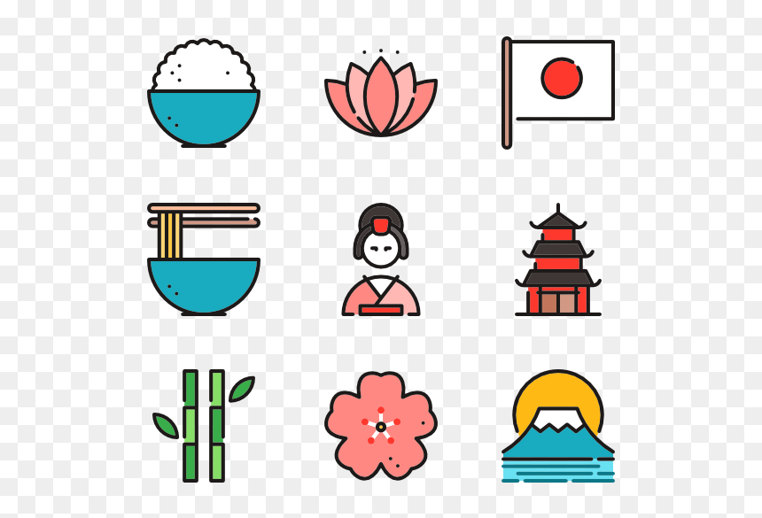Icons Free Vector - Japan Icons Png, Transparent Png - japan png