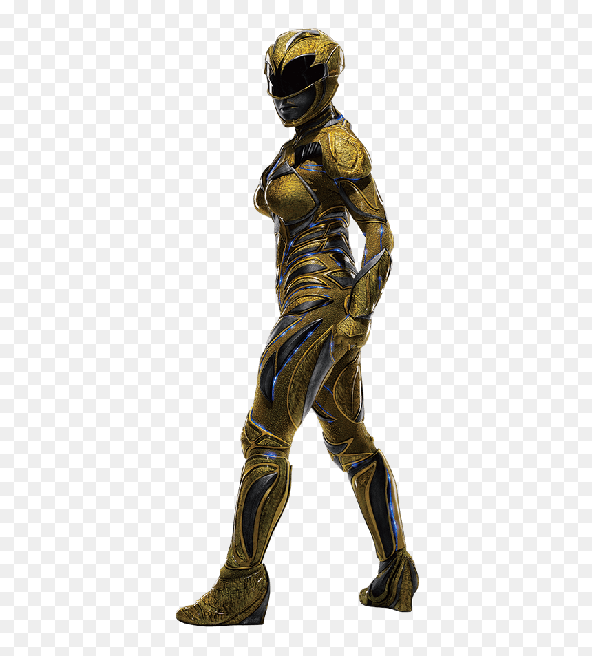 Power Rangers 2017 Yellow Ranger, HD Png Download - power rangers png