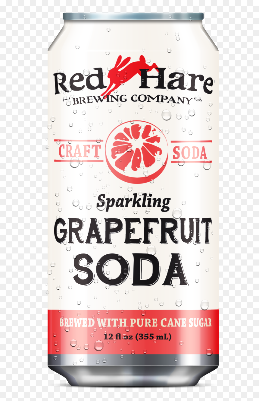 Grapefruit Soda Can - Red Hare Brewery, HD Png Download - soda can png