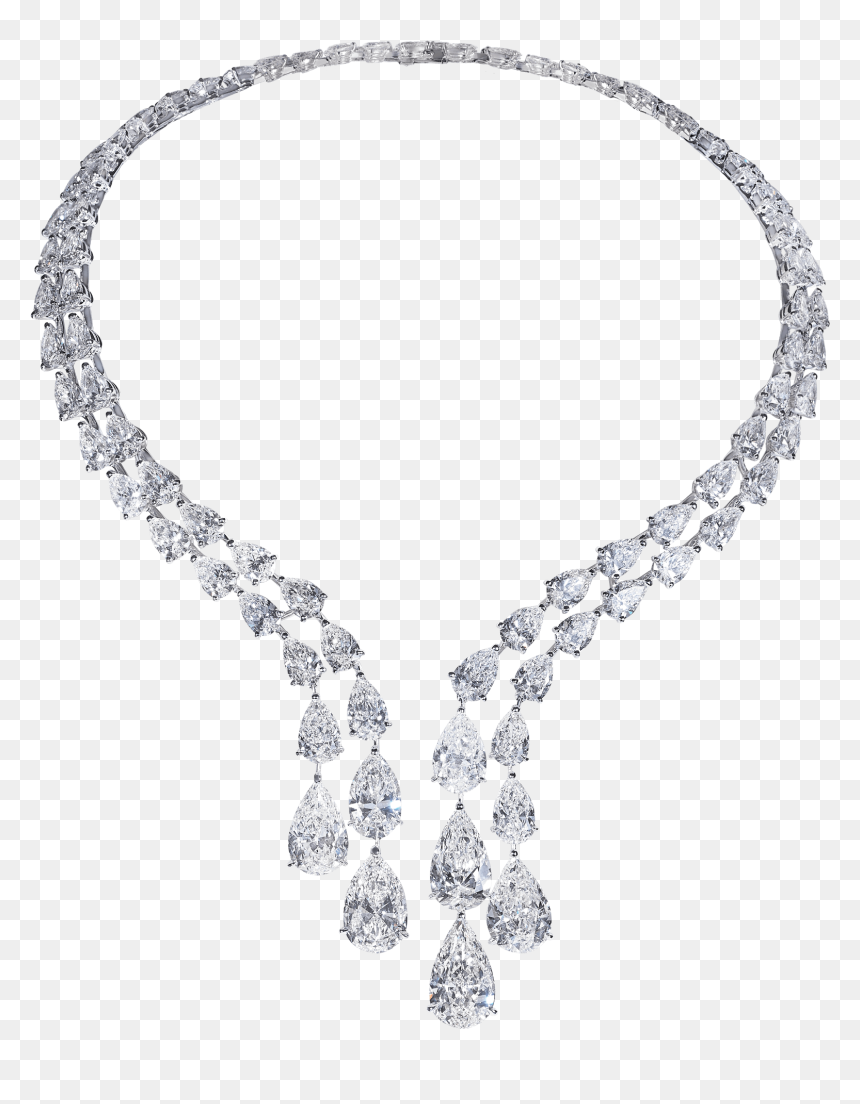Diamond Necklace Jewellery Png , Png Download - Necklace Jewelry Png Transparent, Png Download - jewellery necklace png